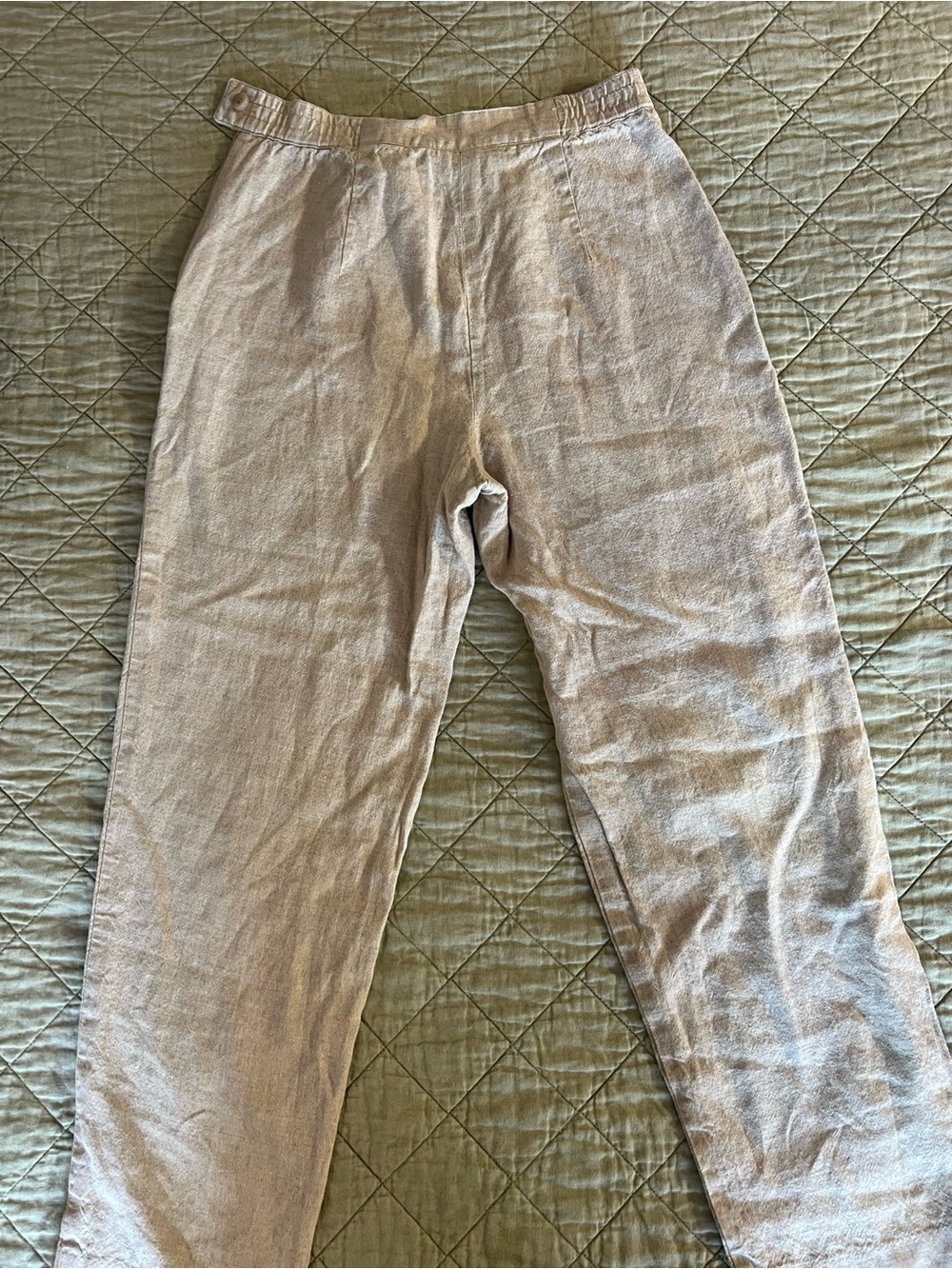 Women’s Beige Casual Trousers - Relaxed Fit - Picture 4 of 4